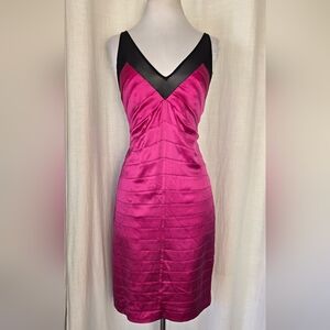 Nwt Bebe Priscilla Pleat Dress Size Large